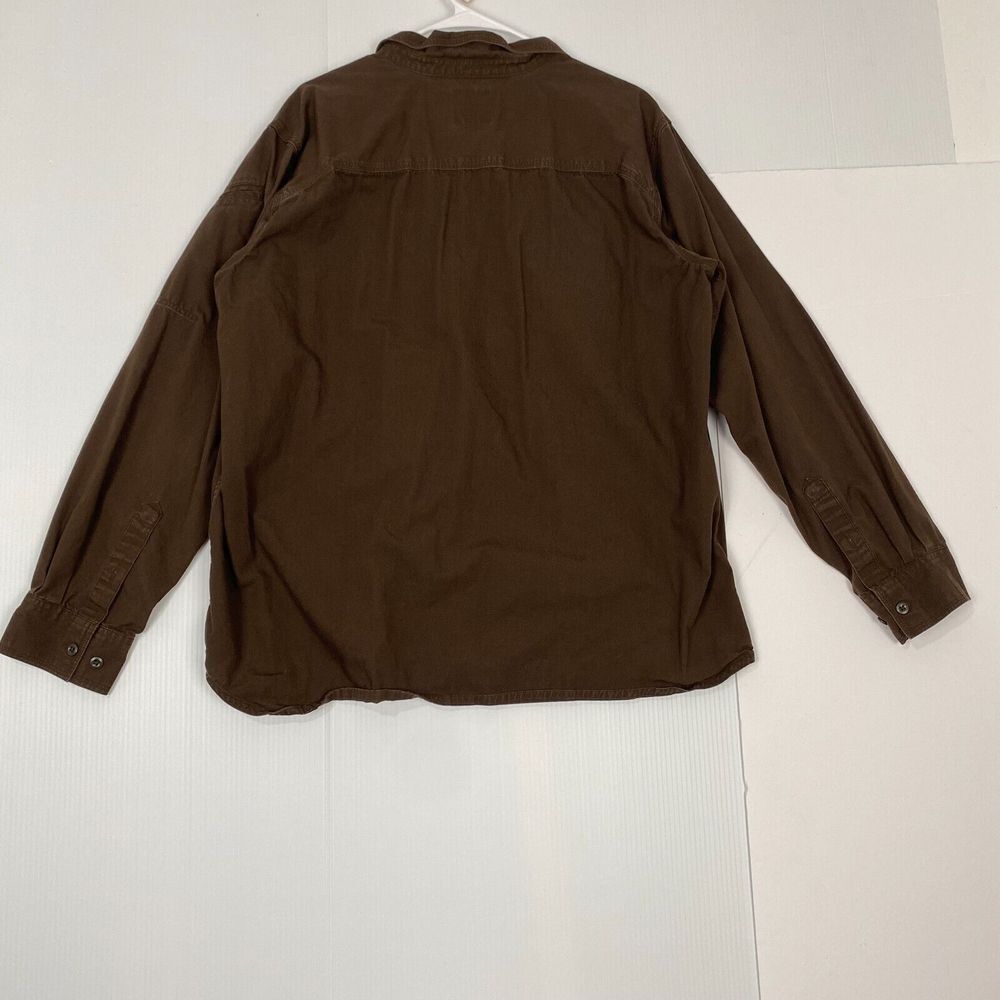 511 Tactical Series Men's Brown Button Up Shirt Size Size XL Long Sleeve Pockets - Picture 13 of 13